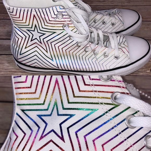 high top converse with socks